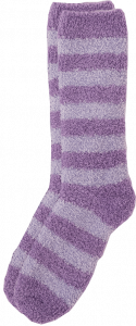 Striped custom fuzzy socks